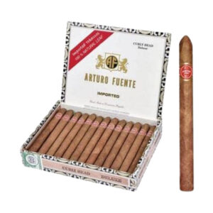 ARTURO FUENTE - LANCERO - CURLY HEAD DELUXE - TORO - NATURAL -BOX 25 PCS