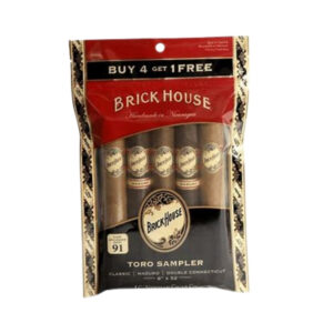 BRICK HOUSE -  - BRICK HOUSE TORO SAMPLER 5 CIGARS -  - -1 PCS