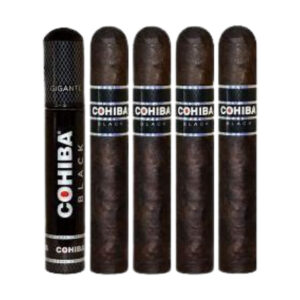 COHIBA - PAREJO - COHIBA BLACK - GIGANTE  - MADURO-5 PCS
