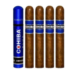 COHIBA - PAREJO - COHIBA BLUE - ROBUSTO TUBO  - BLUE-5 PCS