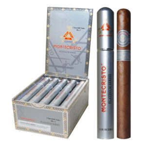 MONTECRISTO - PAREJO - PLATINUM SERIES TUBE - CHURCHILL  - HABANO-BOX 15 PCS