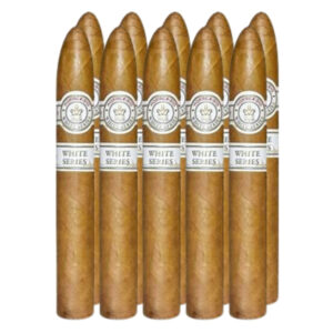 MONTECRISTO - PAREJO - WHITE SERIES NO. 2 - ROBUSTO - CONNECTICUT -10 PCS