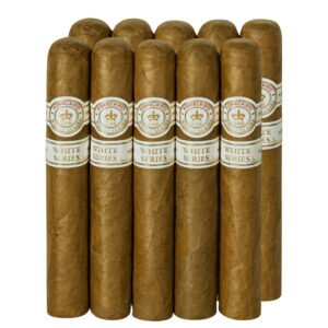 MONTECRISTO - TRPEDO - WHITE SERIES ROTHCHILDE  - TORO - CONNECTICUT -10 PCS