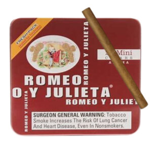 ROMEO Y JULIETA -  - ROMEO Y JULIETA 20 MINI CIGARS RED - MINI CIGARILLO - RED-1 PCS