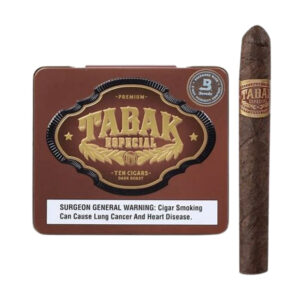 TABAK - BOX PRESS ROBUSTO  - TABAK ESPECIALLY TEN CIGARILLOS - MINI CIGARILLO - SWEET-1 PCS